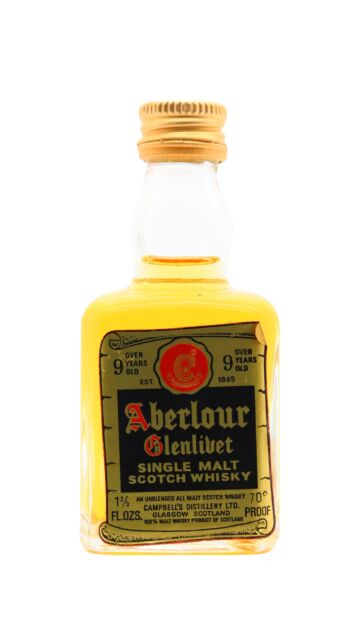 Aberlour - Single Malt Scotch 9 year old Whisky Miniature (Old Bottling)