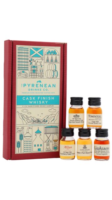 The Pyrenean Drinks Co. - Cask Finish Whisky Tasting Set (5 x 3cl)