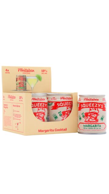 Whitebox - Squeezy's Margarita Cocktail (4 x 10cl)