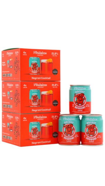 Whitebox - Pocket Negroni Cocktail (12 x 100ml)