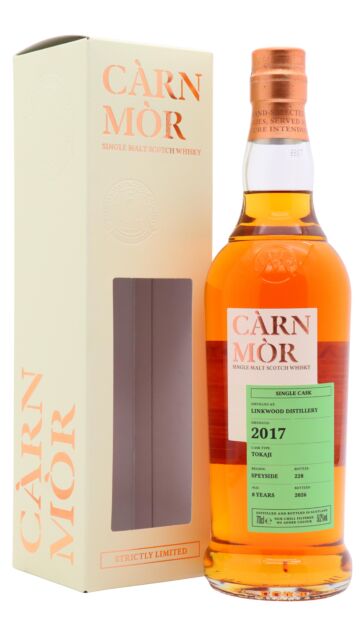 Linkwood - Carn Mor Strictly Limited Tokaji Cask Finish Single Malt Scotch 2017 8 year old Whisky