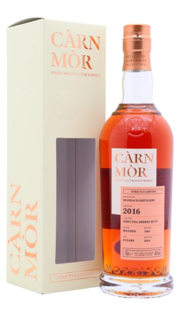 Benriach - Carn Mor Strictly Limited Sherry Cask Finish Single Malt Scotch 2016 8 year old Whisky