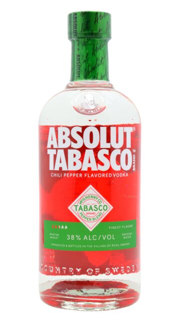 Absolut - Tabasco Chili Pepper Flavoured Vodka