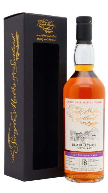Blair Athol - Single Malts Of Scotland Single PX Sherry Cask #40244 2006 18 year old Whisky