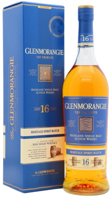 Glenmorangie - The Tribute Single Malt Scotch 16 year old Whisky (1 Litre)