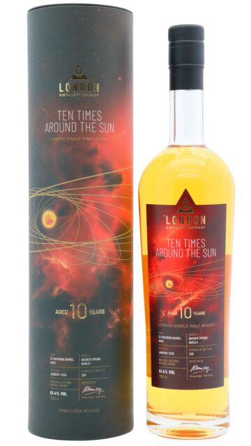 London Distillery Co. - Ten Times Around The Sun London Single Malt 10 year old Whisky