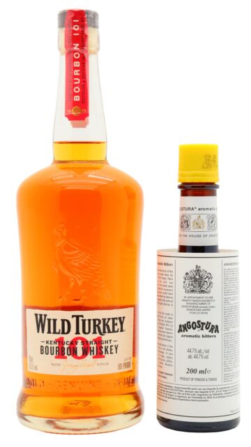 Wild Turkey - 101 Kentucky Straight Bourbon Whiskey (Old Fashioned Cocktail Bundle)