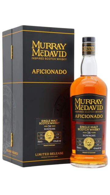 Bowmore - Murray McDavid Aficionado Oloroso Sherry Cask Finish Single Malt Scotch 1990 34 year old Whisky