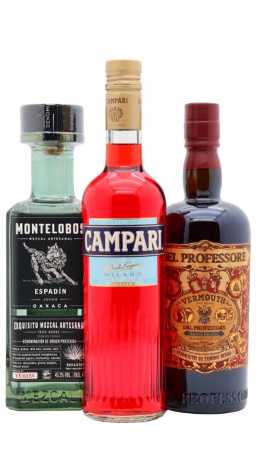Montelobos - Espadin Joven Mezcal (Oaxaca Negroni Cocktail Bundle)