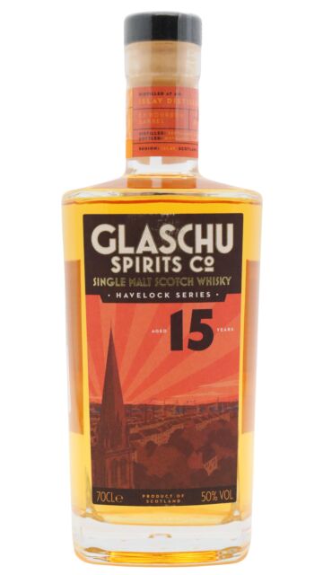 Laphroaig - Glaschu Bourbon Cask Matured Single Malt Scotch 2008 15 year old Whisky