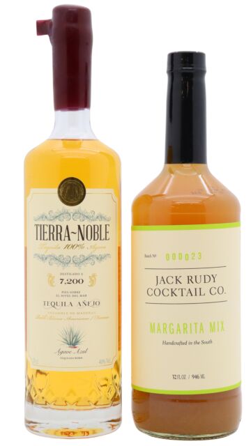 Tierra Noble - Anejo Tequila (Includes Jack Rudy Margarita Mix)