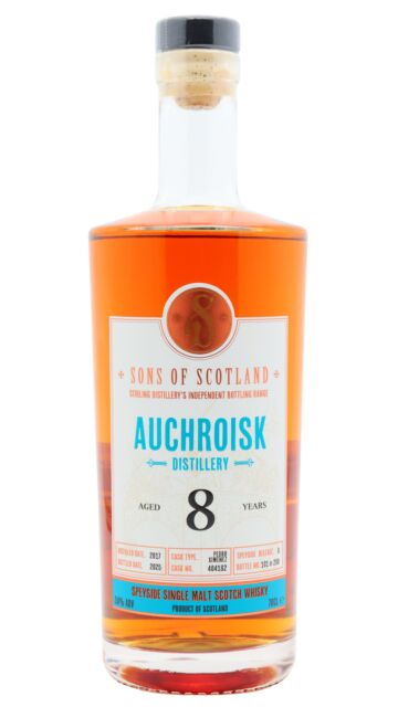 Auchroisk - Stirling Distillery - Sons Of Scotland Single Pedro Ximenez Cask #404182 2017 8 year old Whisky