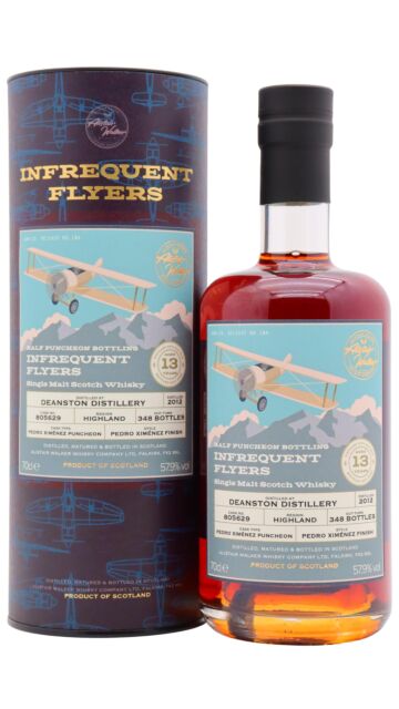 Deanston - Infrequent Flyers Single Pedro Ximenez Sherry Cask #805629 2012 13 year old Whisky