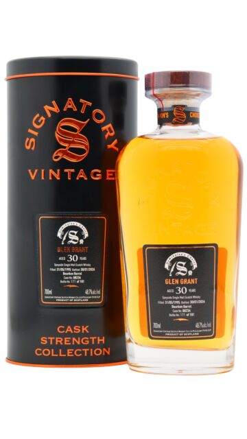 Glen Grant - Signatory Vintage Symington's Choice Single Bourbon Cask #88234 1995 30 year old Whisky