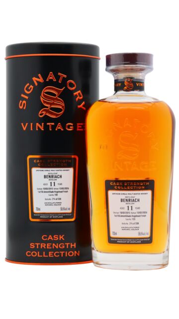 Benriach - Signatory Vintage Cask Strength Collection Single Cask #103 2015 11 year old Whisky