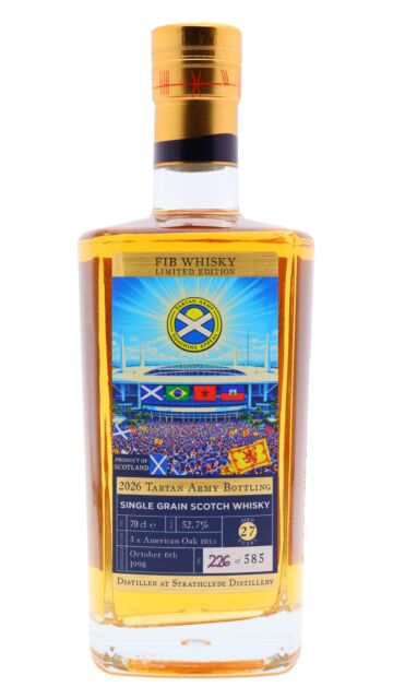 Strathclyde - Limited Edition 2026 Tartan Army Bottling Single Grain Scotch 1998 27 year old Whisky