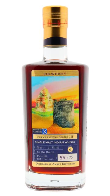 Amrut - Permutations Series III First Fill Ruby Port Barrique Cask Indian Single Malt 6 year old Whisky