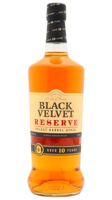 Black Velvet - Reserve Blended Canadian 10 year old Whisky (1 Litre)