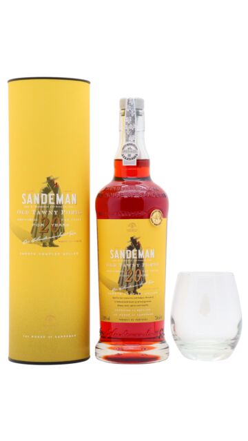 Sandeman - Tawny 20 year old Port (Includes Branded Glass)