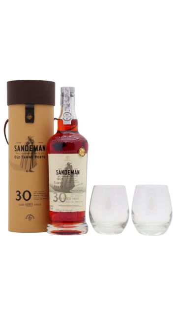 Sandeman - Tawny 30 year old Port (Includes Branded Glasses)