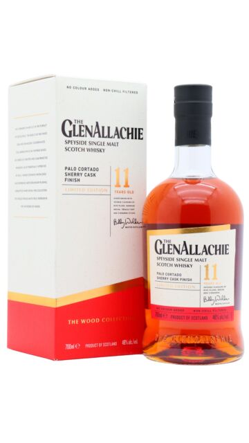 GlenAllachie - The Wood Collection - Palo Cortado Sherry Finish Single Malt Scotch 11 year old Whisky