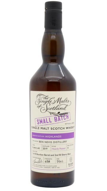 Ben Nevis - Single Malts Of Scotland Heavily Peated Small Batch Single Malt Scotch 2019 6 year old Whisky