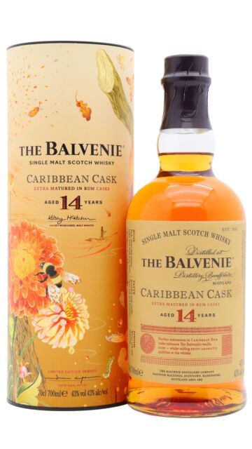 Balvenie - Victo Ngai Limited Edition Caribbean Cask Single Malt Scotch 14 year old Whisky