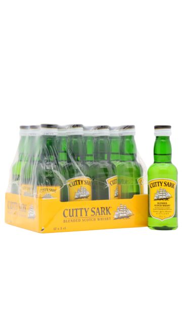 Cutty Sark - Original Blended Scotch Whisky Miniatures (12 x 5cl)