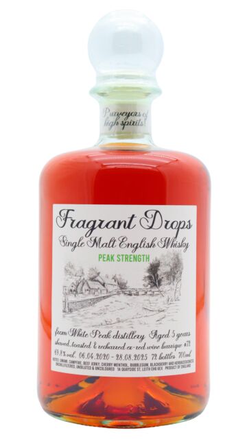 White Peak - Fragrant Drops Peak Strength Single Wine Cask #072 2020 5 year old Whisky