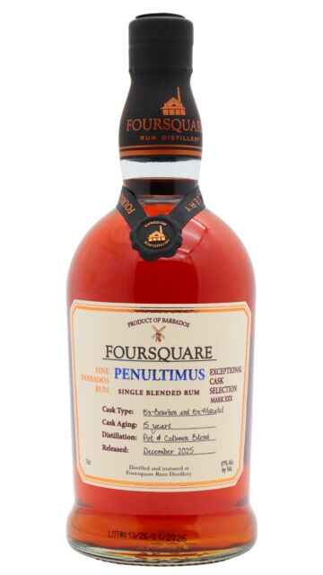 Foursquare - Exceptional Cask Selection Mark XXX Penultimus Single Blended 15 year old Rum