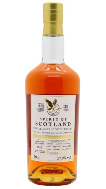 Glen Elgin - Spirits Of Scotland Single Cask #21604601 2010 15 year old Whisky