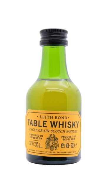 Port of Leith - Table Whisky Single Grain Scotch Whisky Miniature