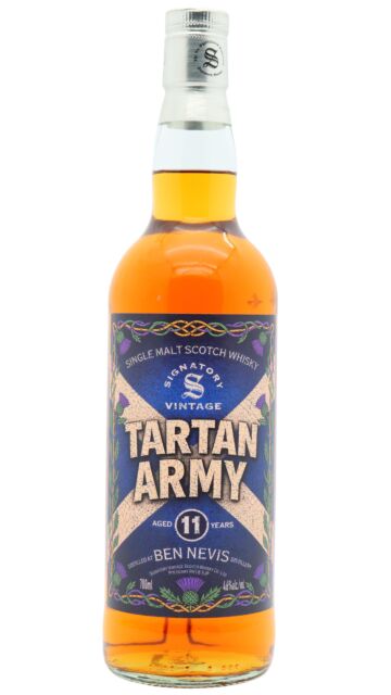 Ben Nevis - Signatory Vintage Tartan Army Single Malt Scotch 11 year old Whisky