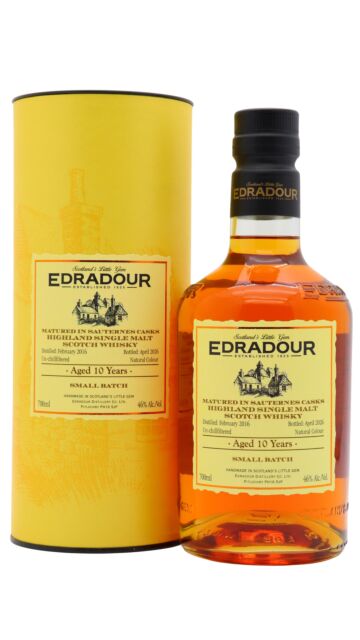 Edradour - Small Batch Sauternes Cask Single Malt Scotch 2016 10 year old Whisky