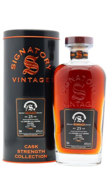 Benriach - Signatory Vintage Symington's Choice Single Oloroso Sherry Cask #25632 2000 25 year old Whisky