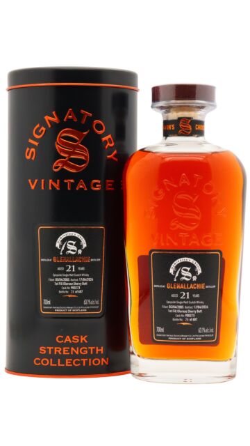 GlenAllachie - Signatory Vintage Symington's Choice Single Oloroso Sherry Cask #900273 2005 21 year old Whisky