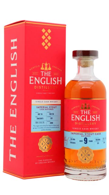 The English - Single Imperial Stout Cask #12876 2016 9 year old Whisky