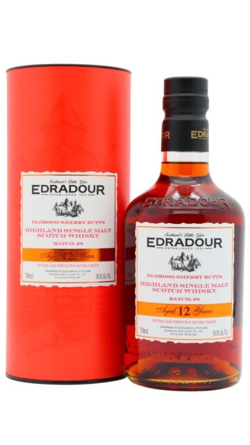 Edradour - Cask Strength Batch #8 Single Malt Scotch 12 year old Whisky