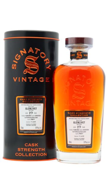 Glenlivet - Signatory Vintage Cask Strength Collection Single Sherry Cask #900819 2006 19 year old Whisky