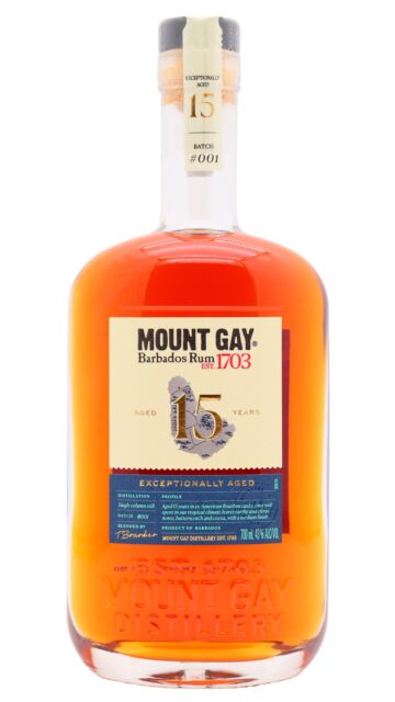 Mount Gay - Batch #001 Exceptionally Aged Barbados 15 year old Rum