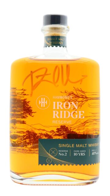 Hammonds - Iron Ridge Reserve No.2 English Single Malt 10 year old Whisky (Richard Hammond) (Signed Bottle)