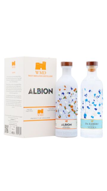 West Midlands Distillery - Dr Eamers - English Vodka & Albion English Single Malt Whisky Bundle