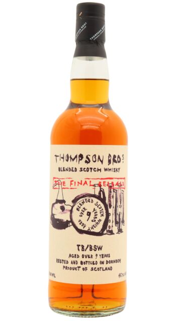 Thompson Bros - TB/BSW The Final Batch Blended Scotch 9 year old Whisky