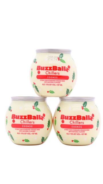 BuzzBallz - Eggnog Cocktail (3 x 20cl)