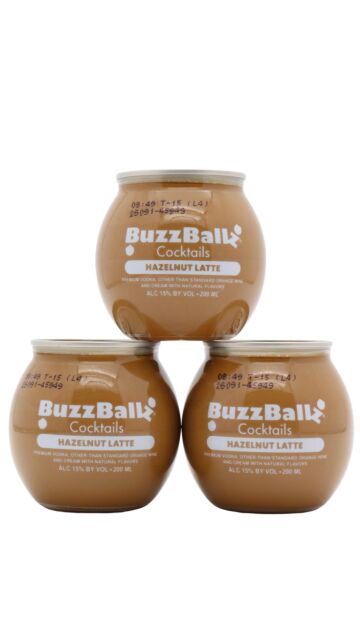 BuzzBallz - Hazelnut Latte Cocktail (3 x 20cl)