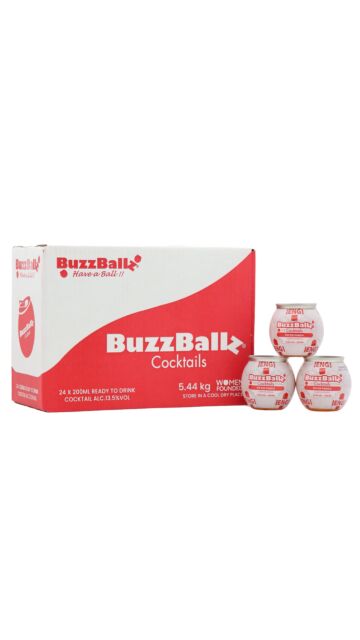 BuzzBallz - Limited Edition England 2026 World Cup Pip Pip Punch Lemon Tea Cocktail (24 x 20cl)