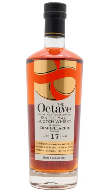 Craigellachie - The Octave Single Madeira Cask #7547083 2008 17 year old Whisky (UK Exclusive)
