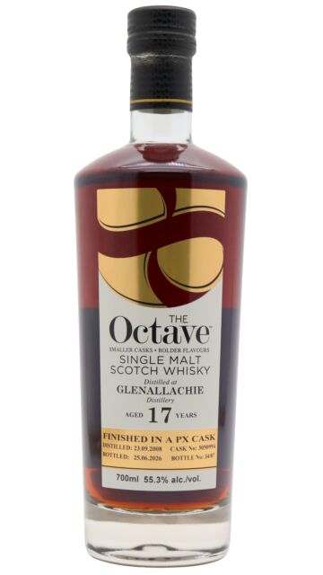 GlenAllachie - The Octave Single Pedro Ximenez Sherry Cask #3050994 2008 17 year old Whisky
