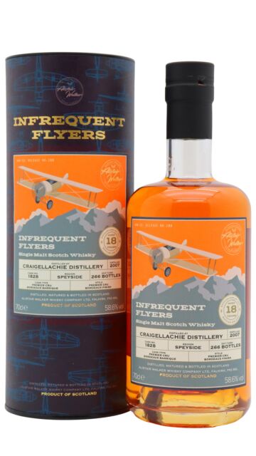 Craigellachie - Infrequent Flyers Single Bordeaux Cask #1828 2007 18 year old Whisky