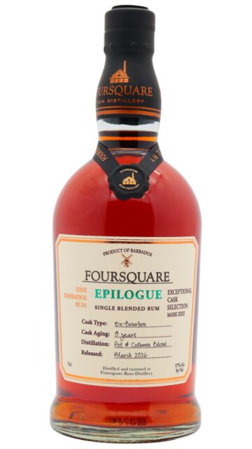Foursquare - Exceptional Cask Selection Mark XXXI Epilogue Single Blended 19 year old Rum